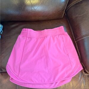lululemon athletica Hot Pink Elastic Waist Skort